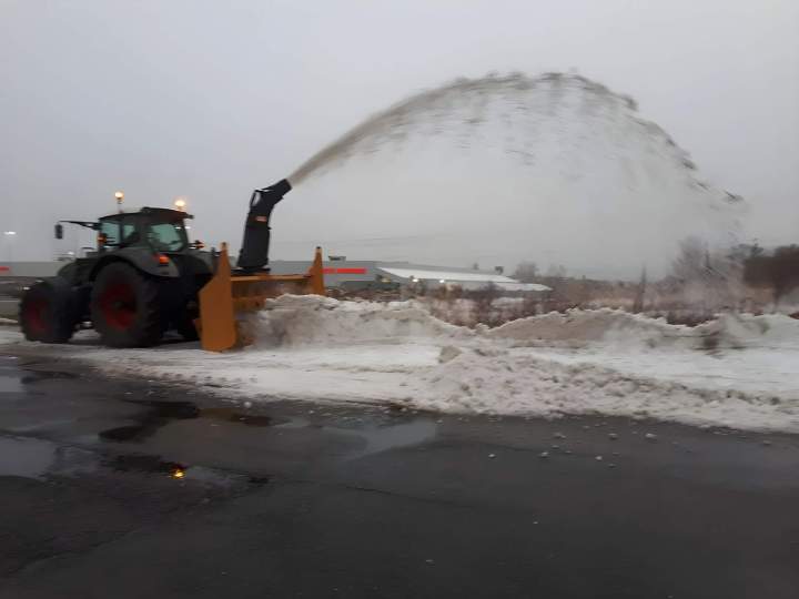 Opération de déneigement Québec